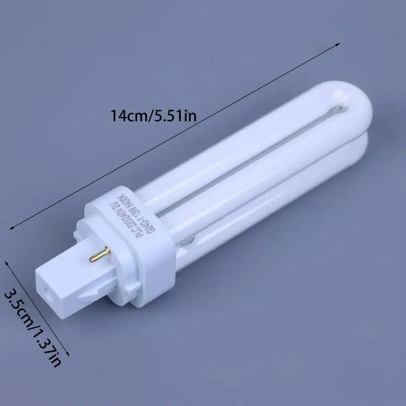 1/3/5 Pezzi Lampadina a Risparmio Energetico, Lampada LED a Doppio Tubo a 2 Pin, Ricambio per Lampade Fluorescenti Compatte