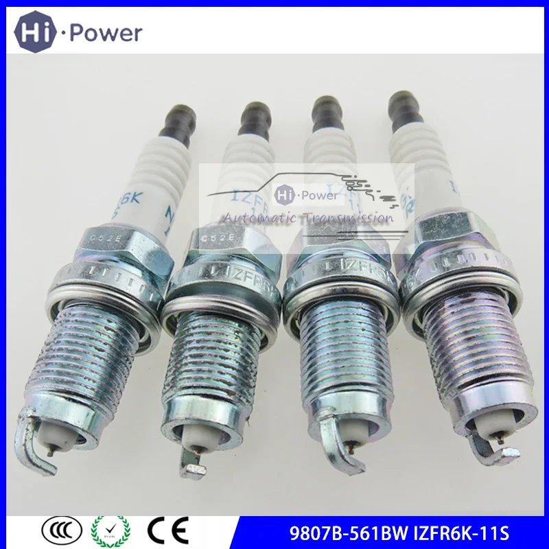 

32pcs IZFR6K-11S 9807B-561BW 5266 Car Laser Iridium Spark Plug For 2006-2011 Honda Civic 1.8L 9807B 561BW IZFR6K11S