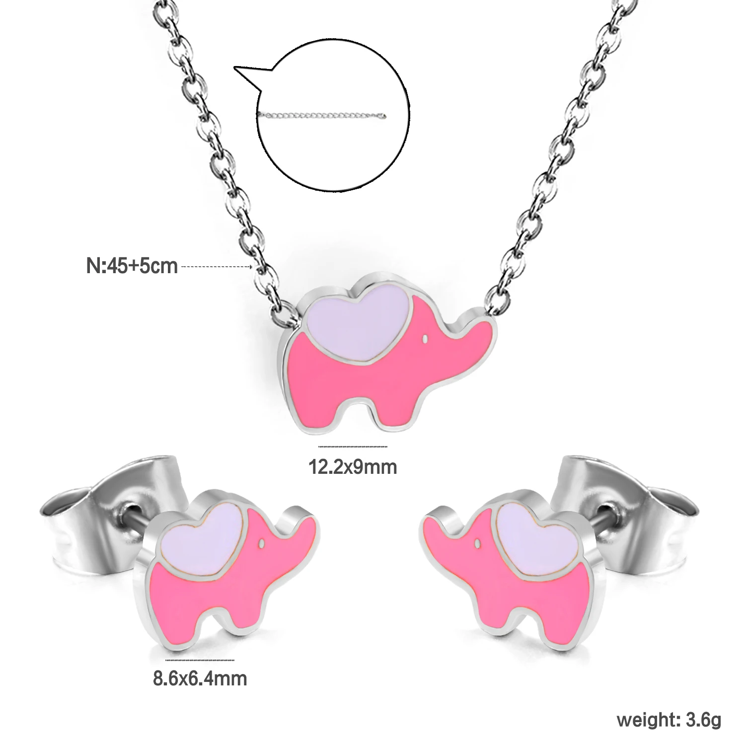 Women's Circular Shell Necklace & Earring Set, Wedding Party