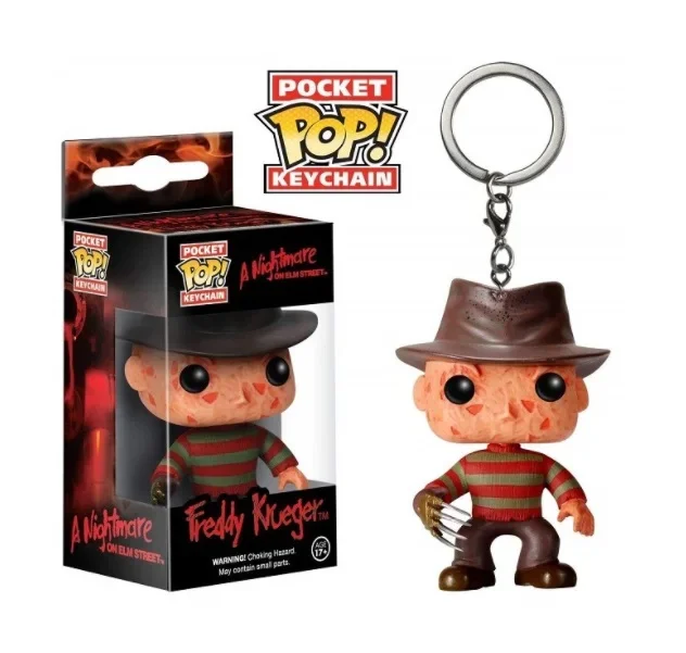 FUNKO POP Pocket Keychain Toy Jason VS Freddy Action Figures Toys