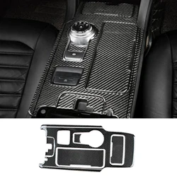 Carbon Fiber Central Console Gear Shift Panel Air Conditioner Panel Cover Trim for Ford Fusion 2017 2018 2019 2020