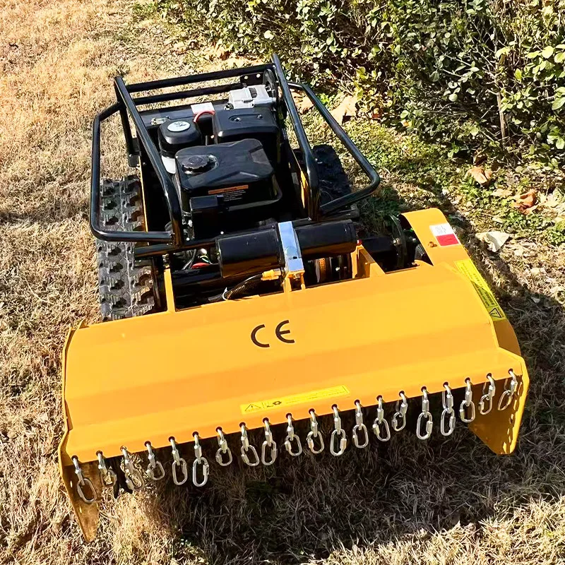 Customized Yoke Remote Control Mower Wireless Control Reel Mower Robot 4 Stroke Cylinder Tractor Weeder CE Approved