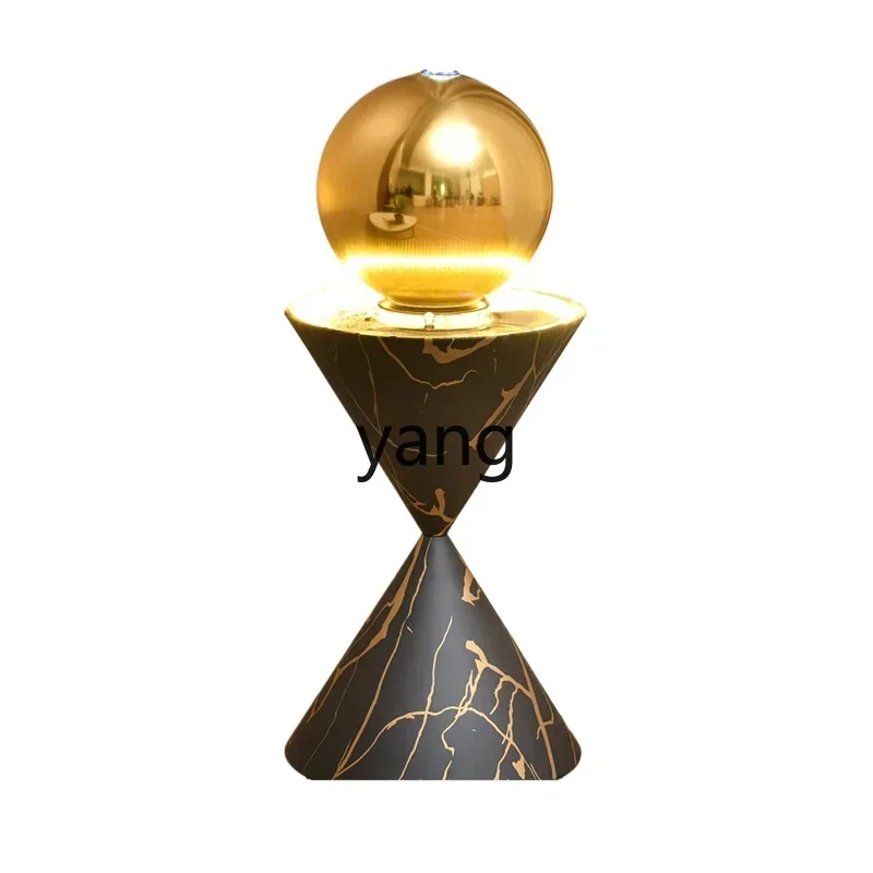 

CX modern living room floor-to-ceiling running water ornament circulating water TV sofa next to decorative housewarming gifts