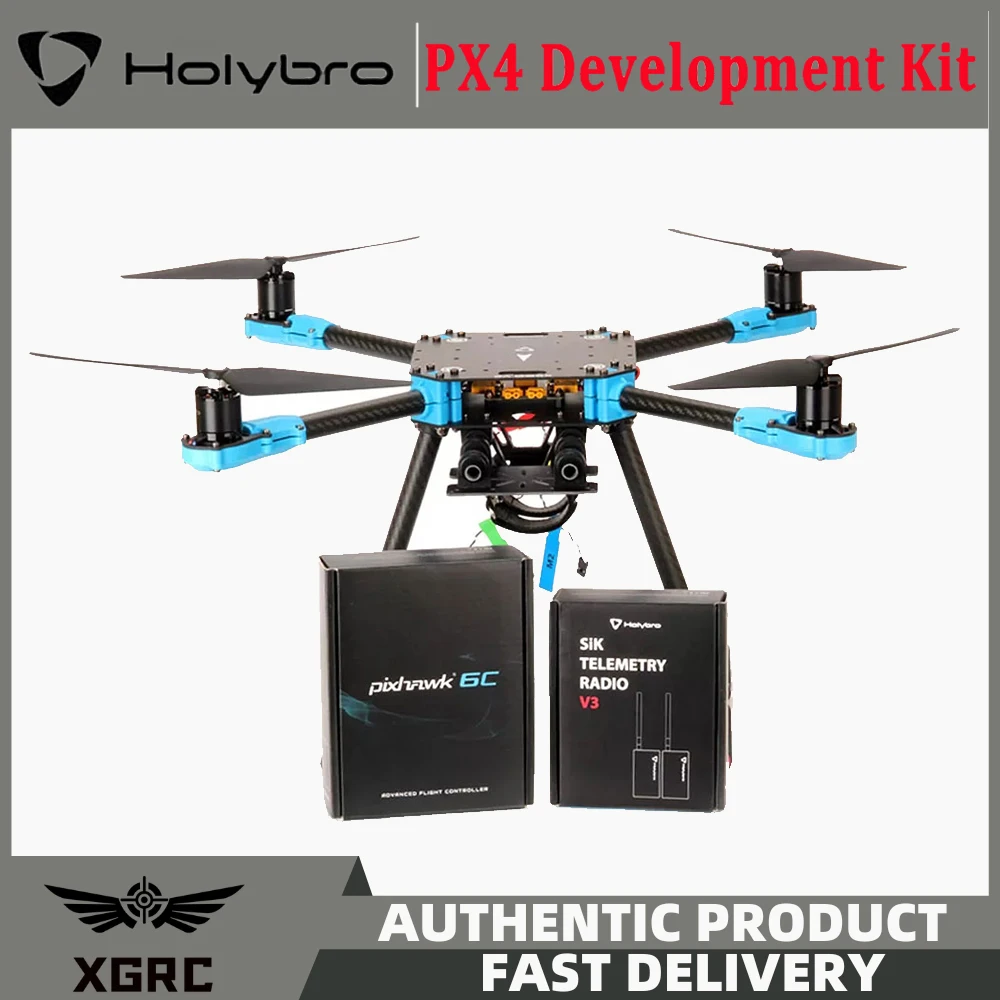 HolyBro PX4 Development Kit X500 V2 ARF with Pixhawk 6C / Pixhawk 6X Flight Controller M10 GPS Telemetry Radio 433MHZ / 915MHZ