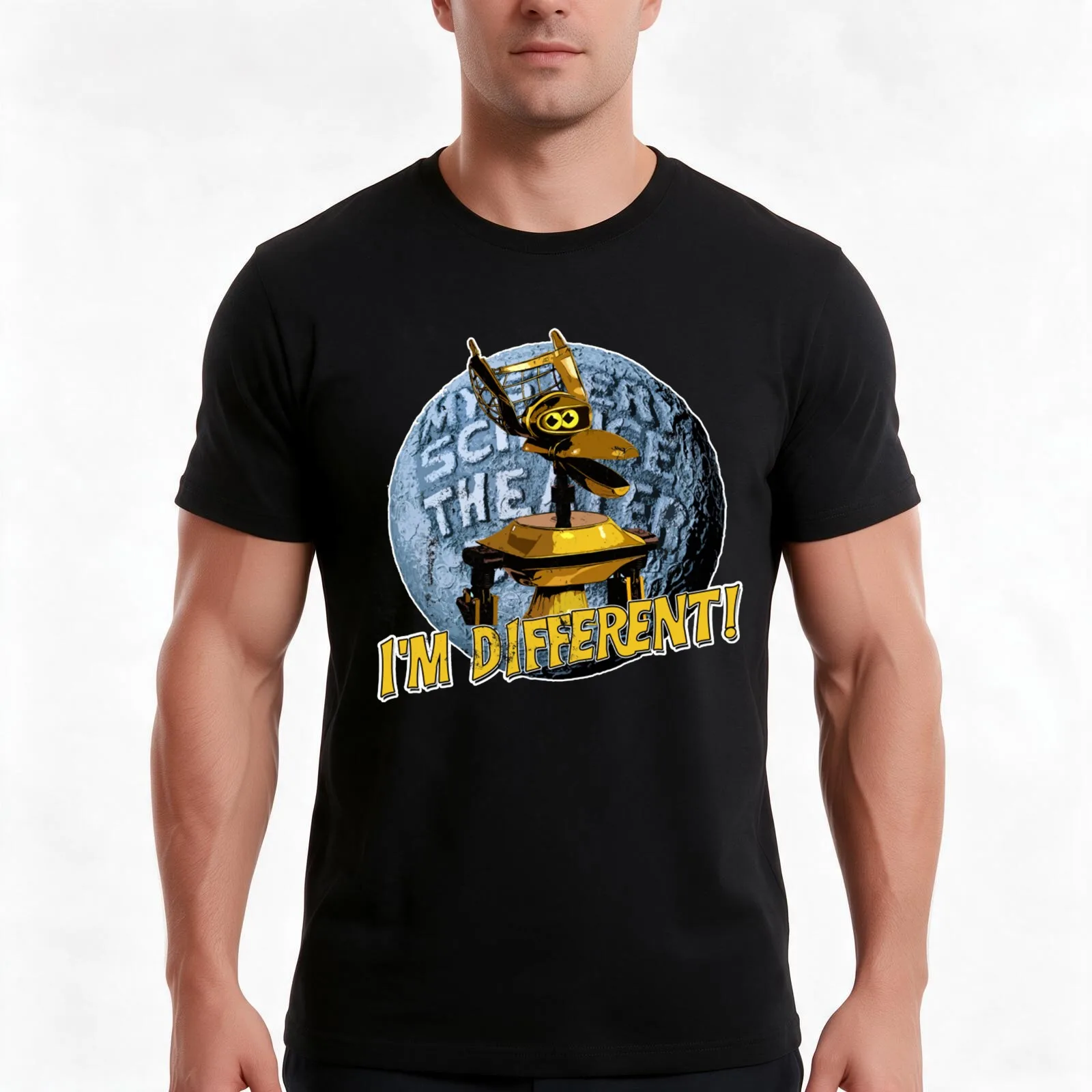 Crooow! distressed T-Shirt, Summer Casual Cotton Tee, Oversized Streetwear Tops, Vintage Graphic Print, Loose Fit Short Sleeve