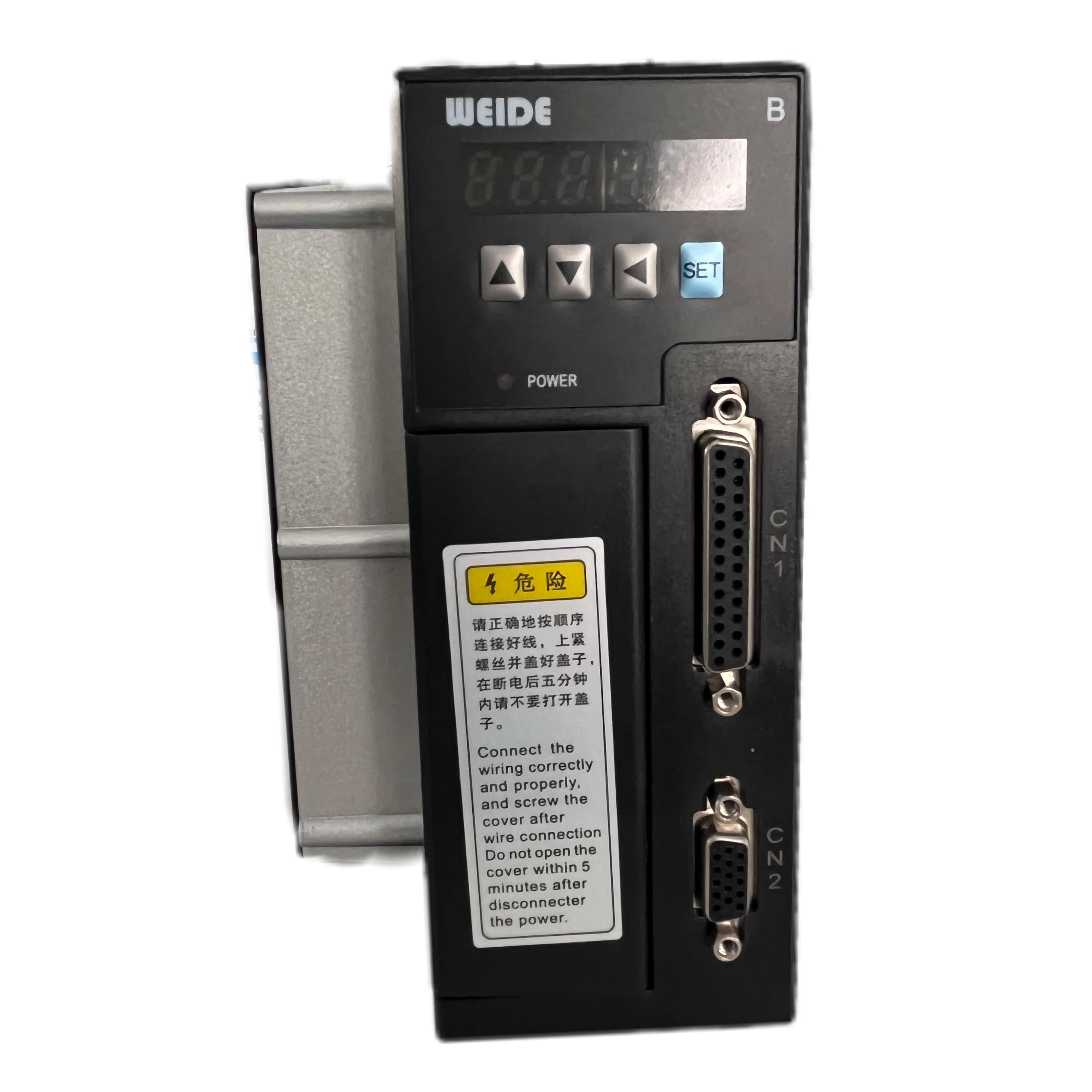 

WEIDE B series 30B Economic ac servo drive position control easy operate 2500 incremental/wire-saving encoder