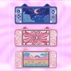 Extra Large Kawaii Gaming Mouse Pad Cute Purple Space Moon XXL Desk Mat Water Proof Nonslip Laptop Desk Accessories