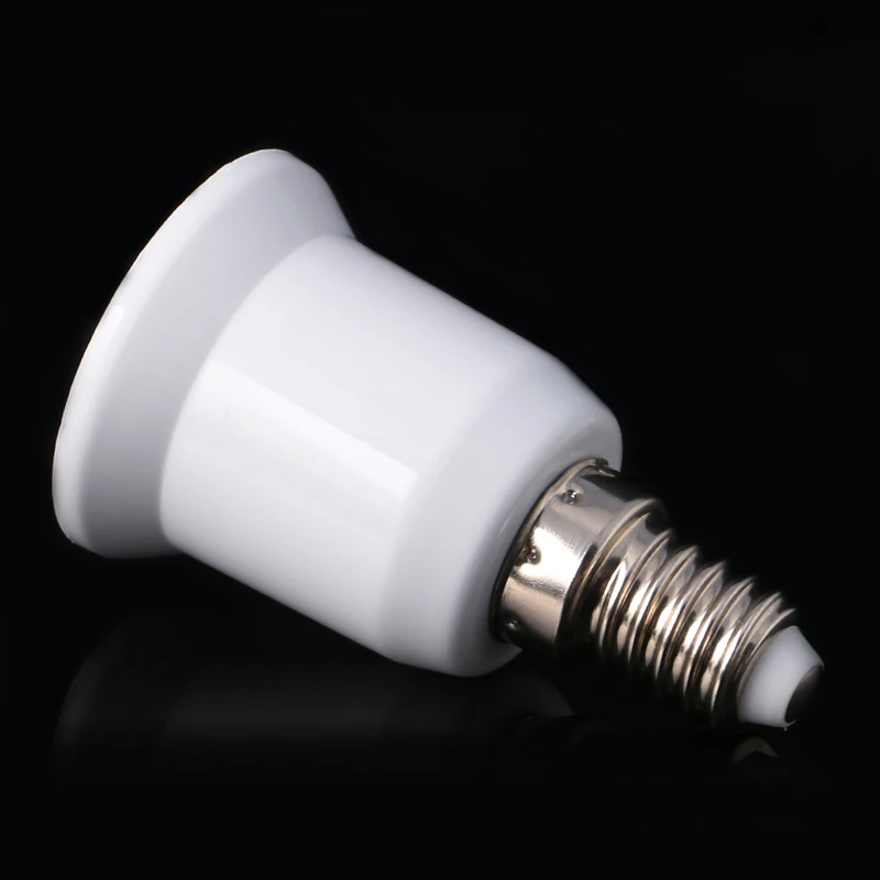 Y1UB E14 To E27 Base Screw LED Light Lamp Bulb Holder Adapter Socket Converter