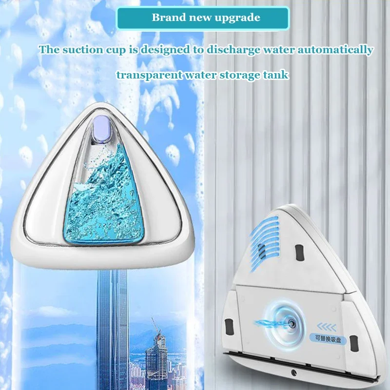 

Магнитный очиститель окон, двусторонний для стекол 3–35 мм, многоразовая жидкостная система для высоких подъемов и балконов, безопасный и без разводов