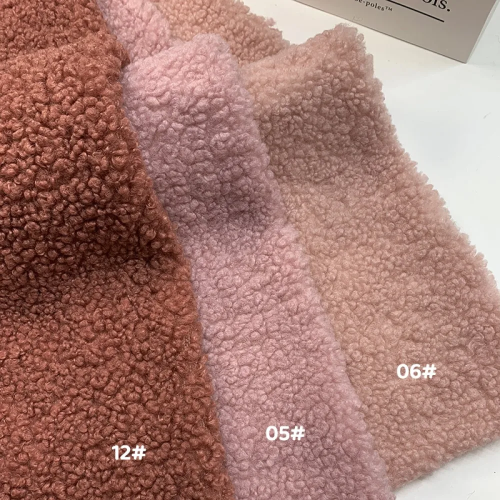 1 Piece of 150x50cm Teddy Plush New Fabric Soft Particle Plush 100% Polyester DIY Handmade Material Clothing Toy Lamb Wool Fabri