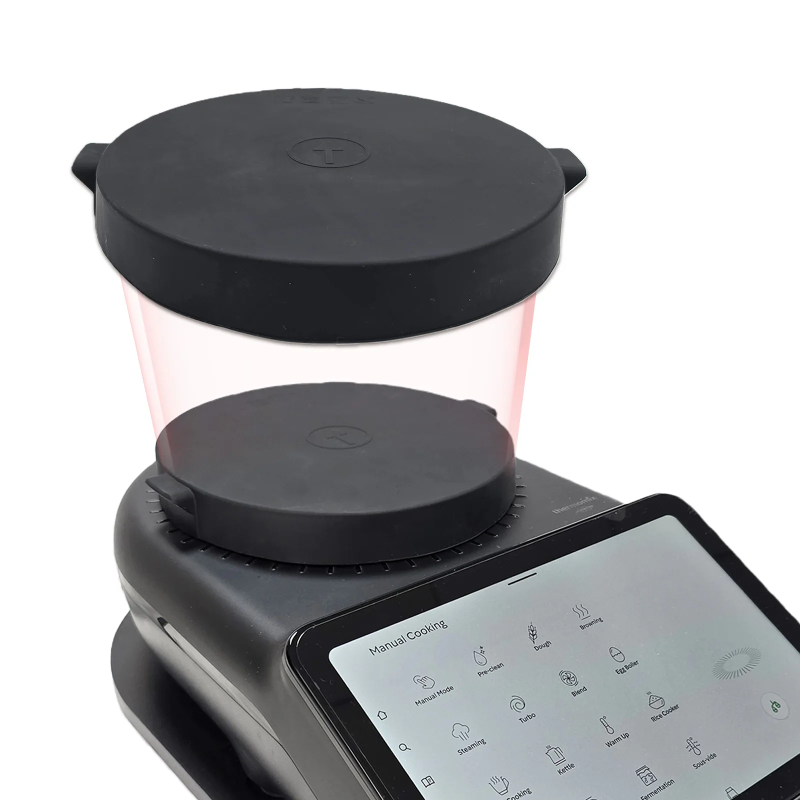 Cubierta Protectora de Silicona para Báscula Compatible con Thermomix TM7, Protector de Superficie para la Área de Medición, Diseño Colgante