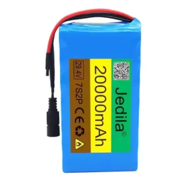 100% nuovo pacco 7s2p 29.4V 20Ah 18650 Batteria agli ioni di litio Batteria agli ioni di litio 29.4v + caricabatterie