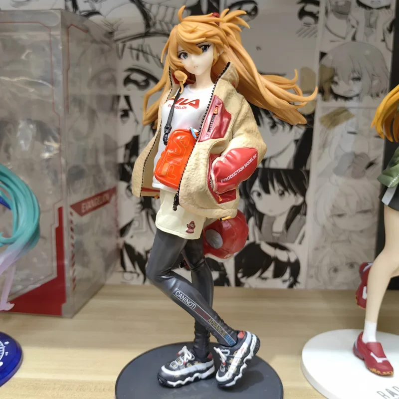 19CM Neon Genesis Evangelion Anime Girl Figure Asuka Langley Soryu New form Action Figure Figurines Model Doll Gifts Kids Toys