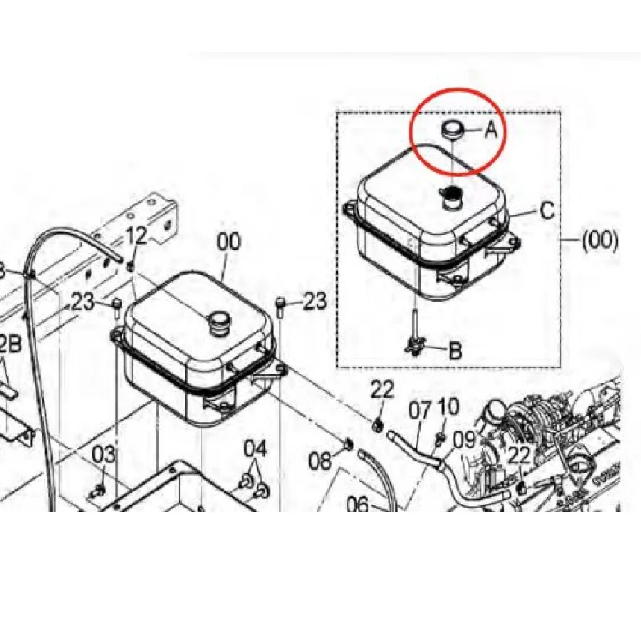 YA00038910,WATER TANK CAP FOR HITACHI ZAXIS-5A,ZX130-5A,ZX200-5A,ZX240-5A,ZX250-5A,ZX330-5A