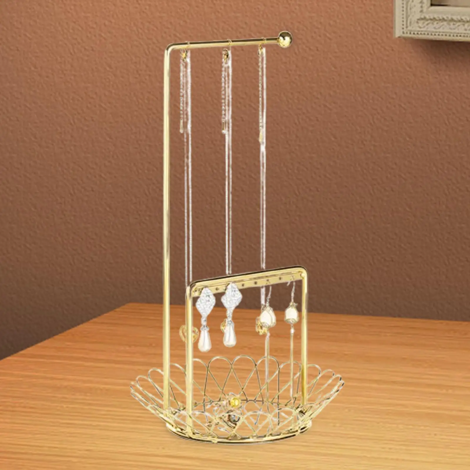 

Jewelry Organizer Stand Organizer Holder Women Earrings Display Home Decor for Rings Earrings Headband Trinkets Jewelry Store