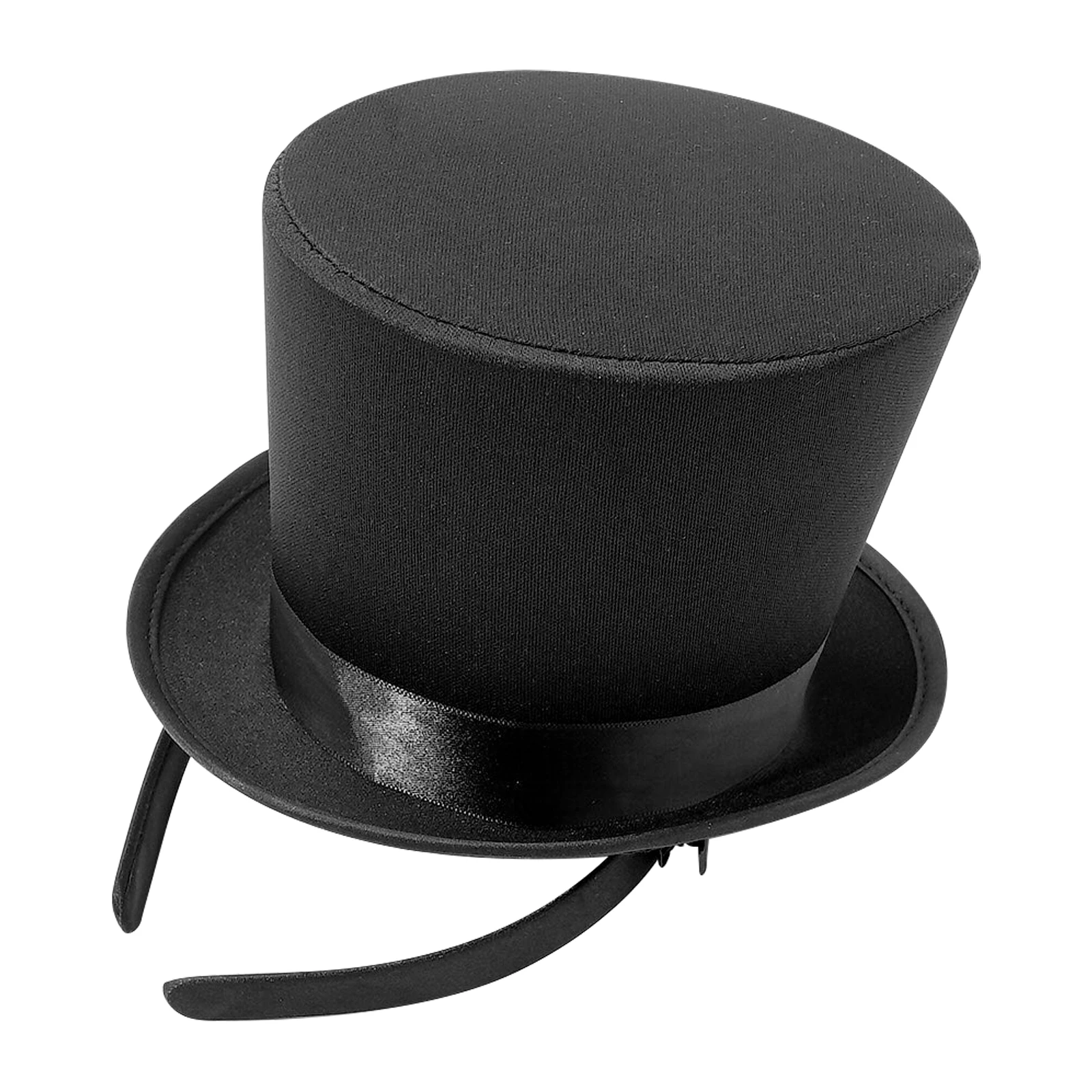 Retro Top Hat Magician Black Magic Hat Costume Cosplay Halloween Props Party Supplies Steampunk Circus Ringmaste Role Play Prop