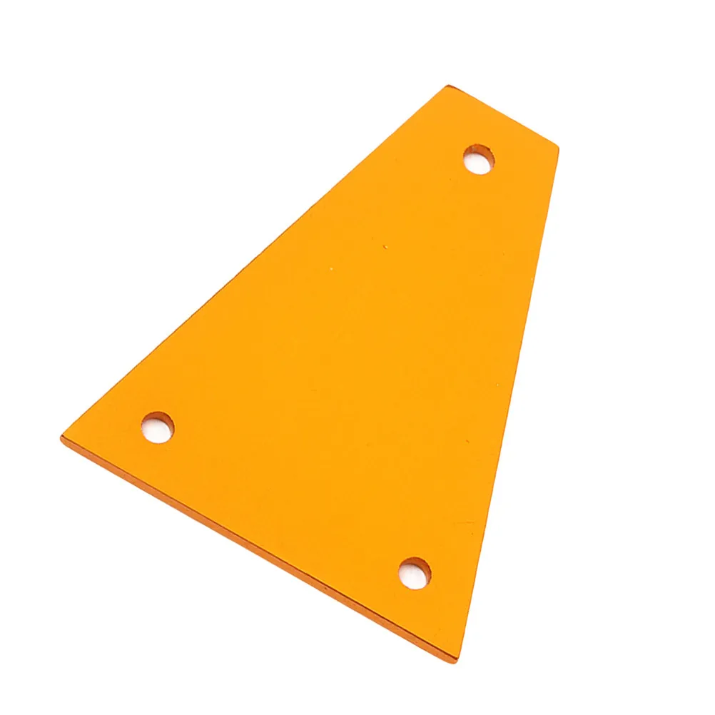 Electric Guitar Bass Truss Rod Cover Triangle 3 Holes Metal Construction Professional Protection Sturdy Reliable Replacement