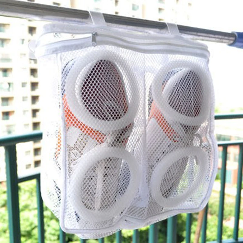 Washing Machine Shoes Bag Travel Shoe Storage Bags Portable Mesh Laundry Bag Protective Clothes Anti-deformation Organizer