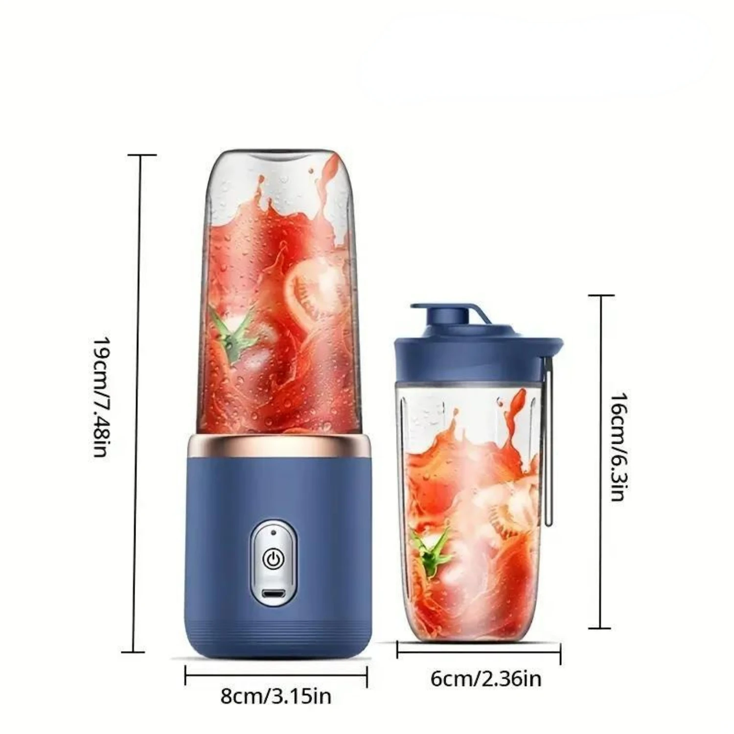 Small, Convenient Multifunctional Portable USB Rechargeable Fruit & Vegetable Blender - Perfect Juicer Cup for Boyfriend & Girlf