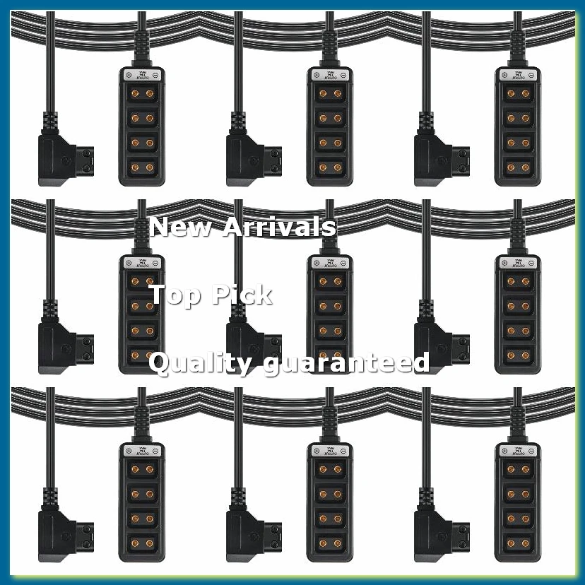 6Pack X(D-Tap B Type Power Dtap Tap To 4 Female P-Tap Ptap Hub Adapter Electric Splitter For Photography Power Accessories