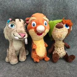 New Kawaii Ice Age Shira Tiger Sid Sloth Buck Weasel  Plush 20CM Kids Stuffed Animals Toys Children Gifts