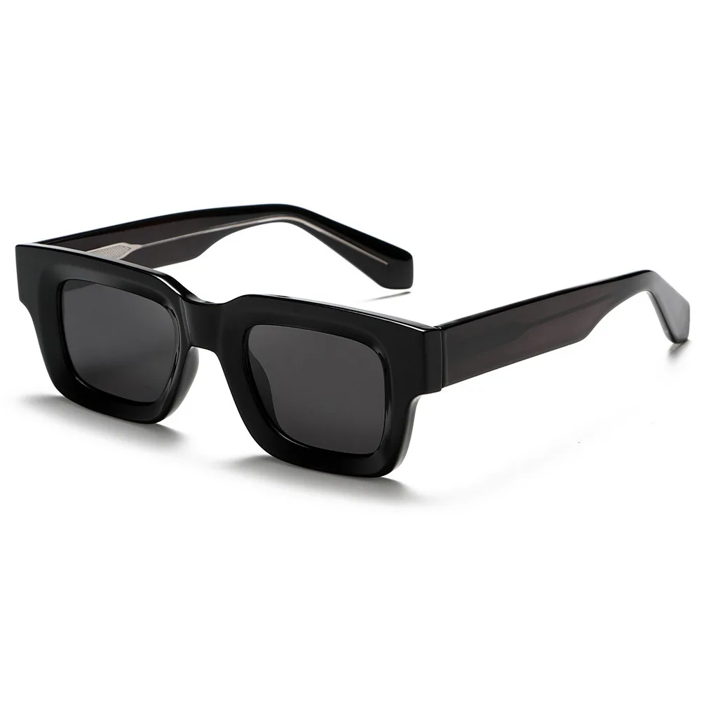 

Sunglasses Men TR-90 Frame UV Ray Cut Lense Eyewear Vintage Fashion Square Men's Sun Glasses