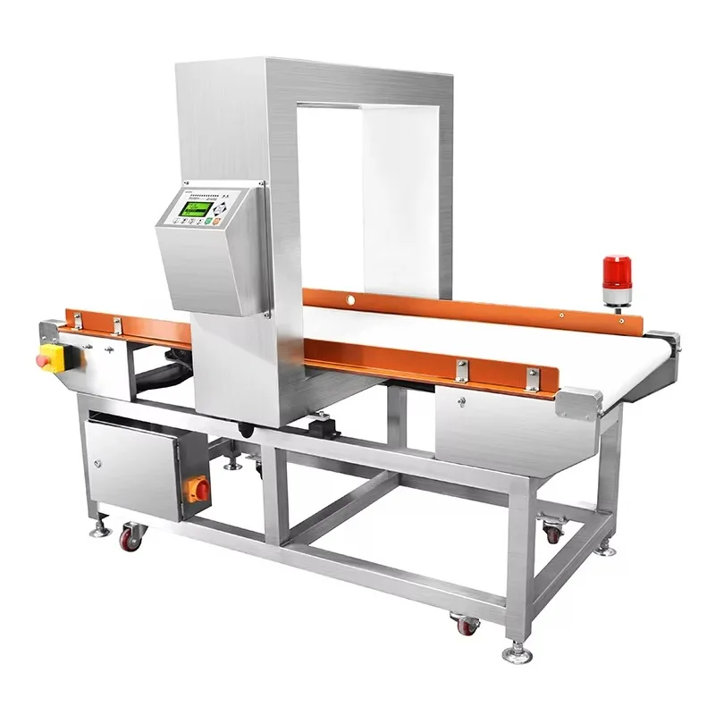 Industrial Grade High Sensitivity Metal Detector Conveyor Food Metal Detection Machine with Auto Reject System