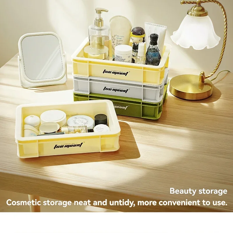 Multi-purpose Utility Crate Portable Stackable Organizer Outdoor Camping Storage Box With Lid Dustproof Gear Container For Car - Image 3