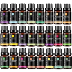 MAYJAM 10ML Essential Oil Lavender Jasmine Eucalyptus Vanilla Sandalwood Bergamot Rosemary Citronella Cinnamon Fragrance Oil