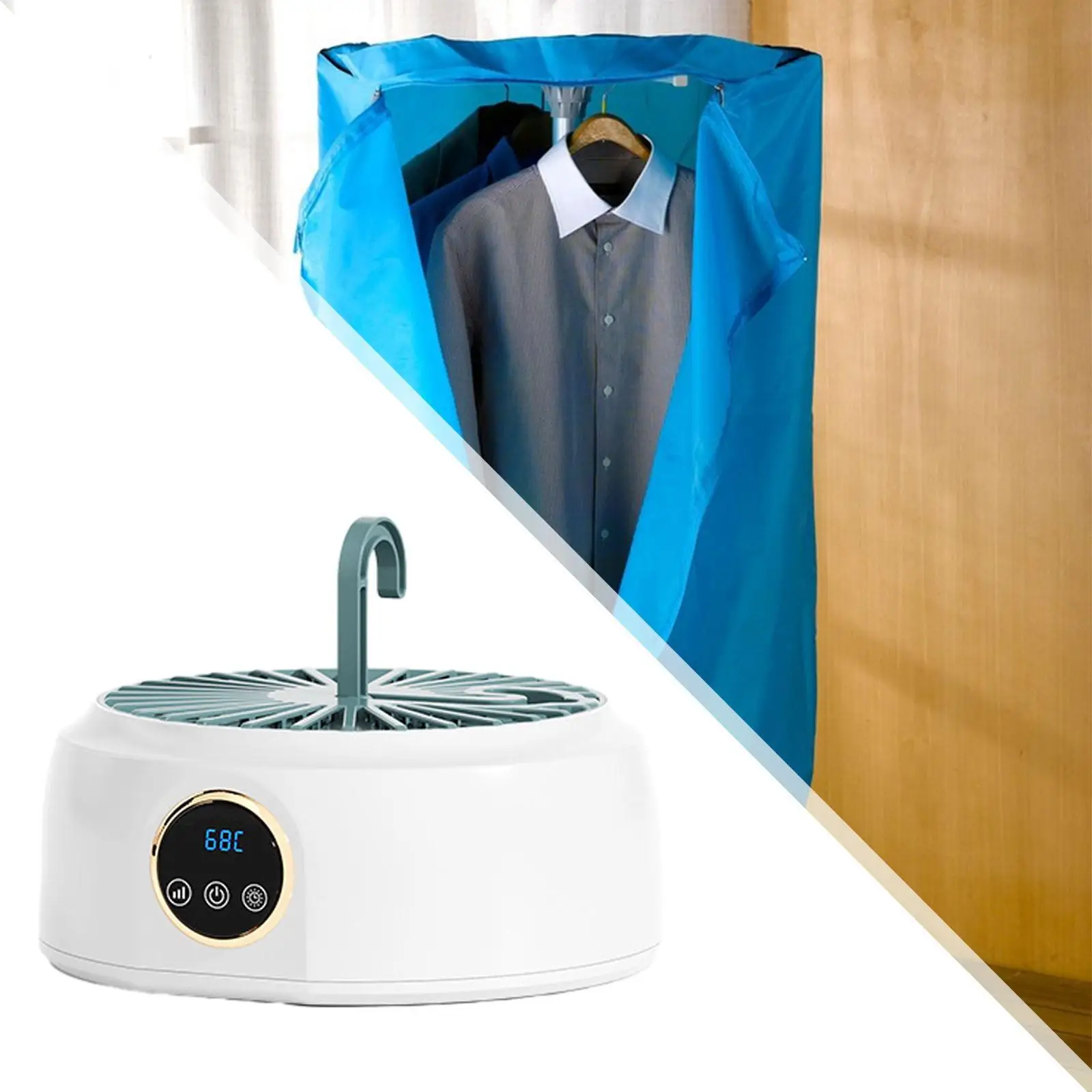 Elektrischer Wäschetrockner, EU-Stecker, Mini-Trockner für Kinderkleidung, Schlafsaal