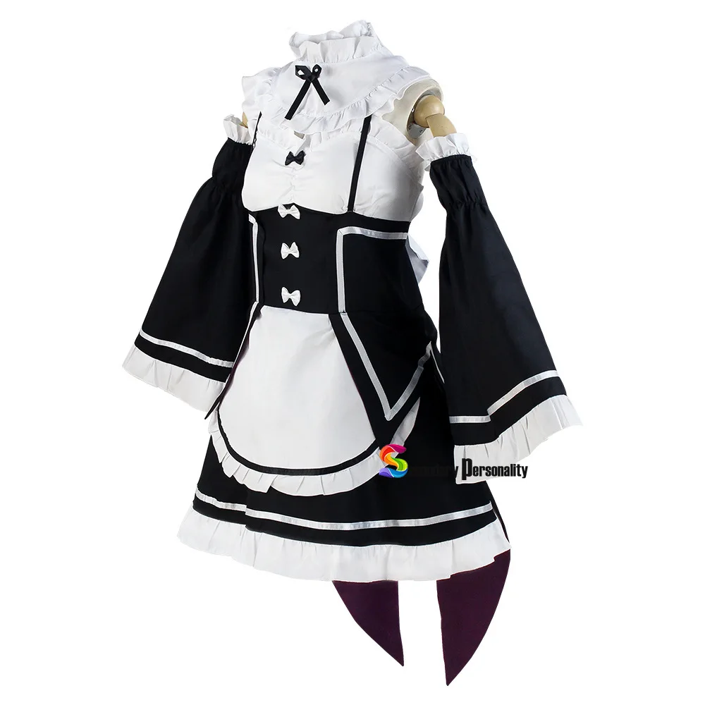 Rem Ram Maid Cosplay Costumes Re:Zero kara Hajimeru Isekai Seikatsu Kawaii cos dresses Re Life In a Different World Anime Maid