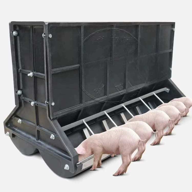 

Double-Side Automatic Pig Feeding Trough Plastic Hog Feeders for Farming Equipment Animal Feeders