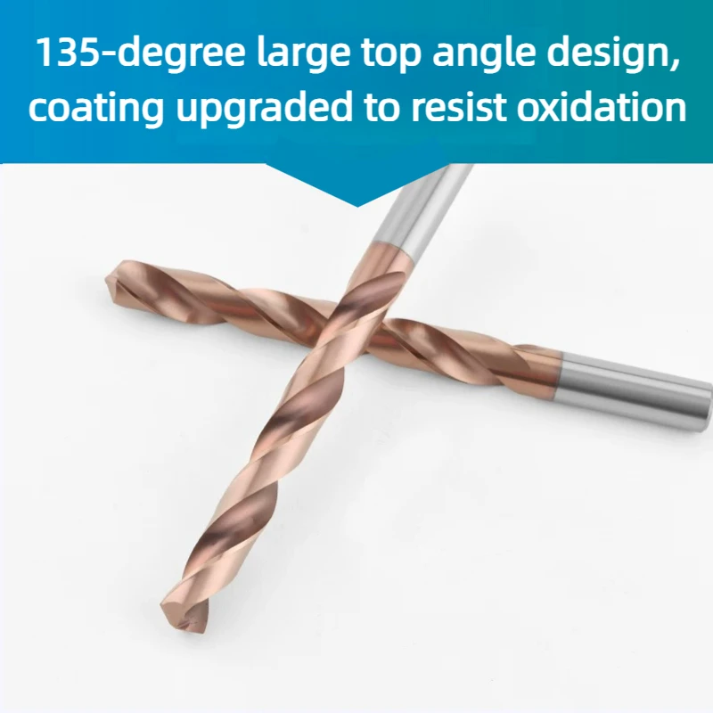 Coated Solid Carbide Stub Drill Set 0.5-10mm Parallel Shank for Hard Steel, High Speed Precise CNC Metal Hole Making