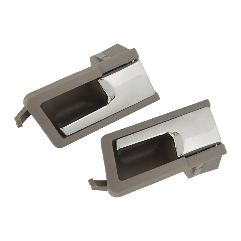 

HOT-2PCS Car Interior Chrome Left/Right Inner Door Handle Replacement Accessories For VW T4 1990-2003 Car Accessories,2PCS Car I