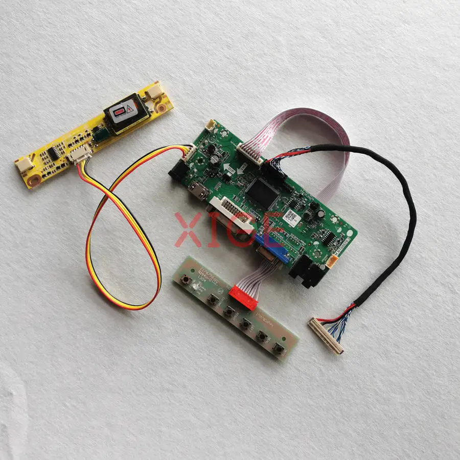 

Плата контроллера матрицы, совместимая с LTM185AT02 M185B1 LTM185AT01 MT185GW01, HDMI+DVI+VGA, 2CCFL, 1366*768, LVDS-30Pin, 1366x768, DIY-комплект