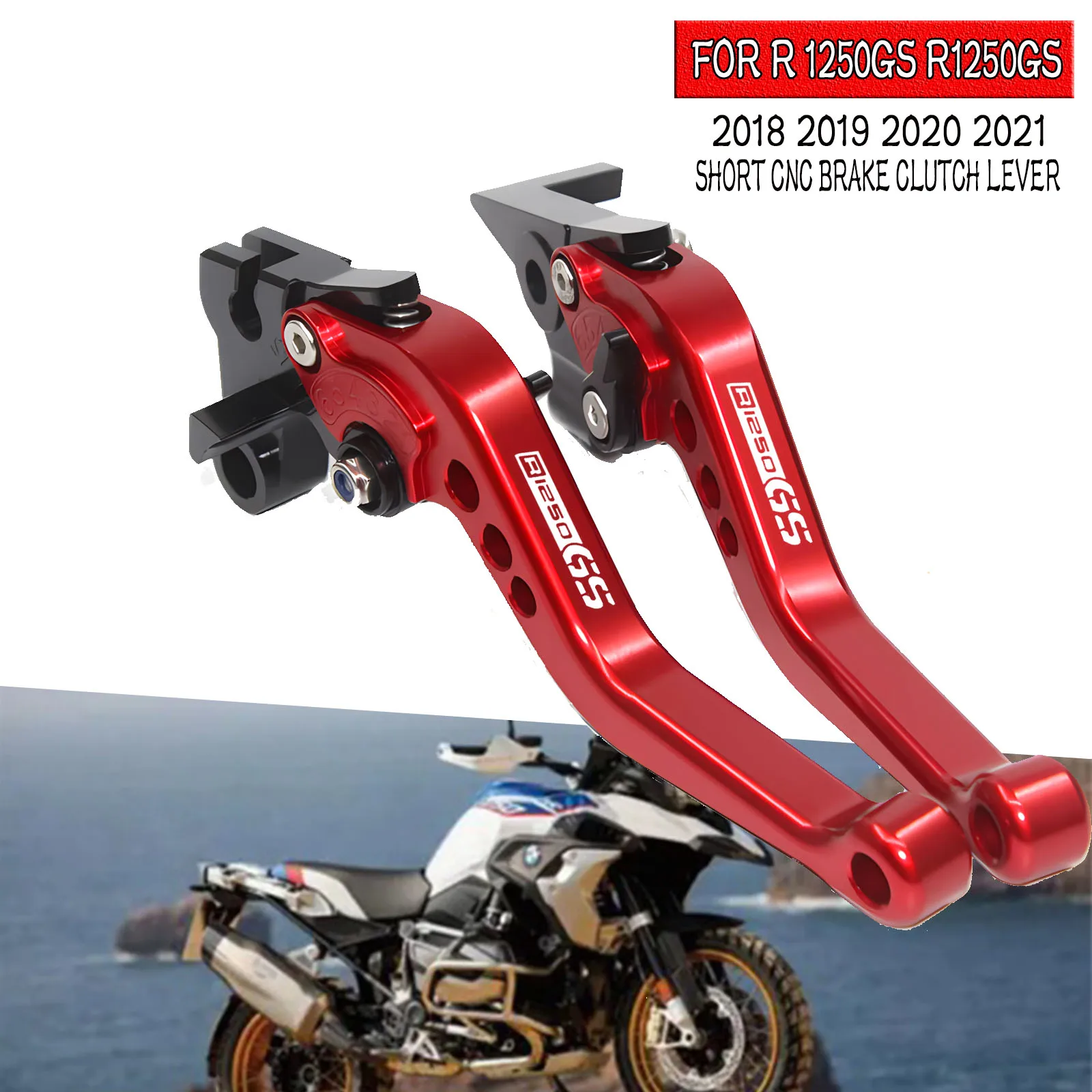 

Для R 1250GS R1250GS Adventure 2018 2019 2020 2021, короткий рычаг тормозной муфты с ЧПУ R 1250 GS HP Adv. R1250 GS GSA R 1250GSA