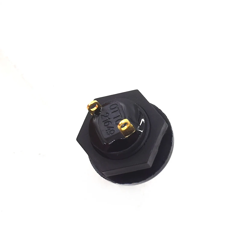 OTTO 21649 Reset Normally Open 2-Pin Button Switch Push Button Momentary Toggle Switch