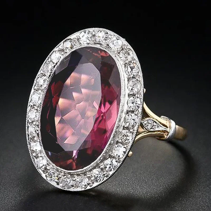 ファッショナブルな光沢のあるクリスタルリング,小型デザイン,ファッショナブルな,Zircon,日常着,宴会用,ジュエリー,新品