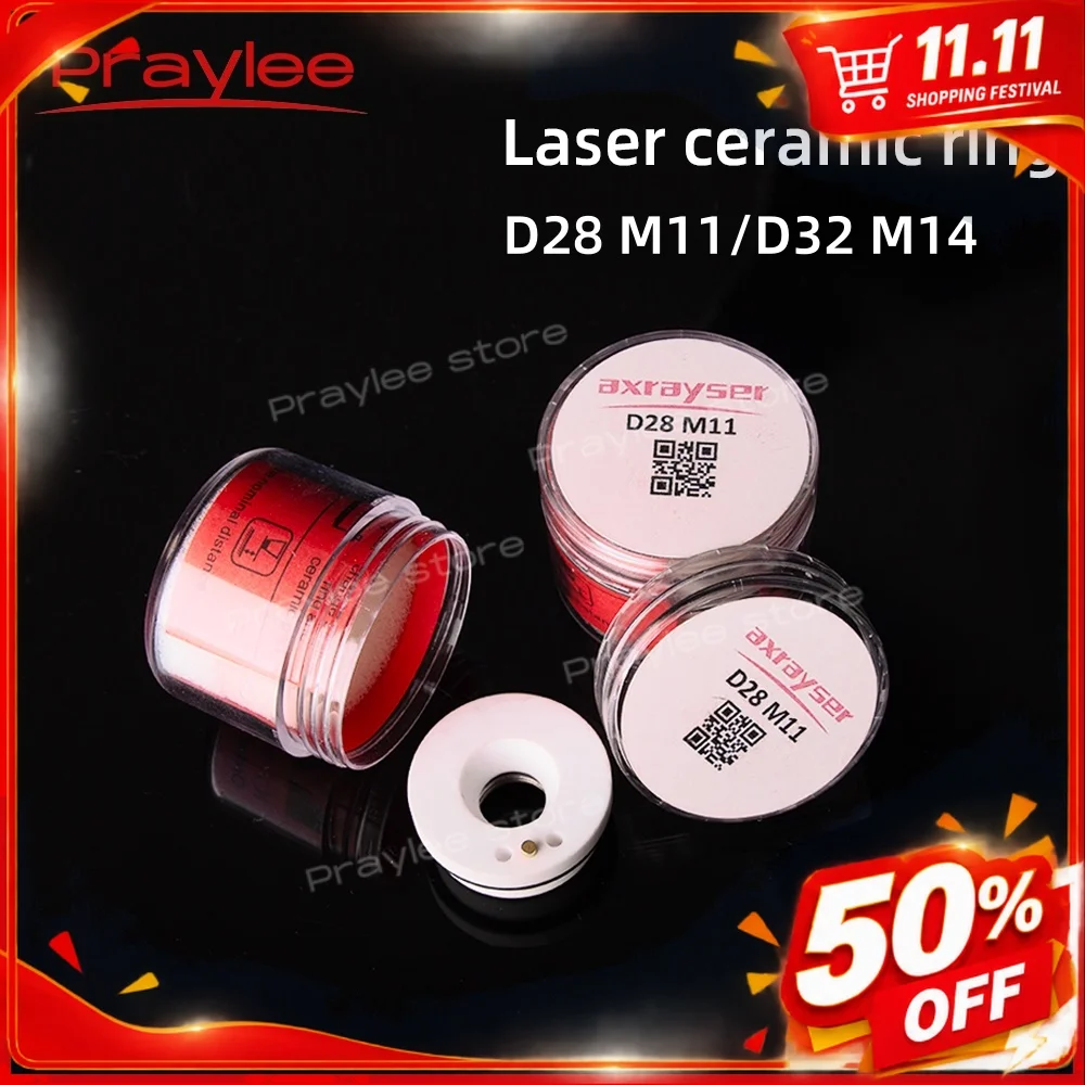 Laser Ceramic Body Nozzle Holder Ring D32/M14 D28/M11 WSX Precitec Raytools Fiber Cutting Head Procutter Lightcutter BT230 BT240