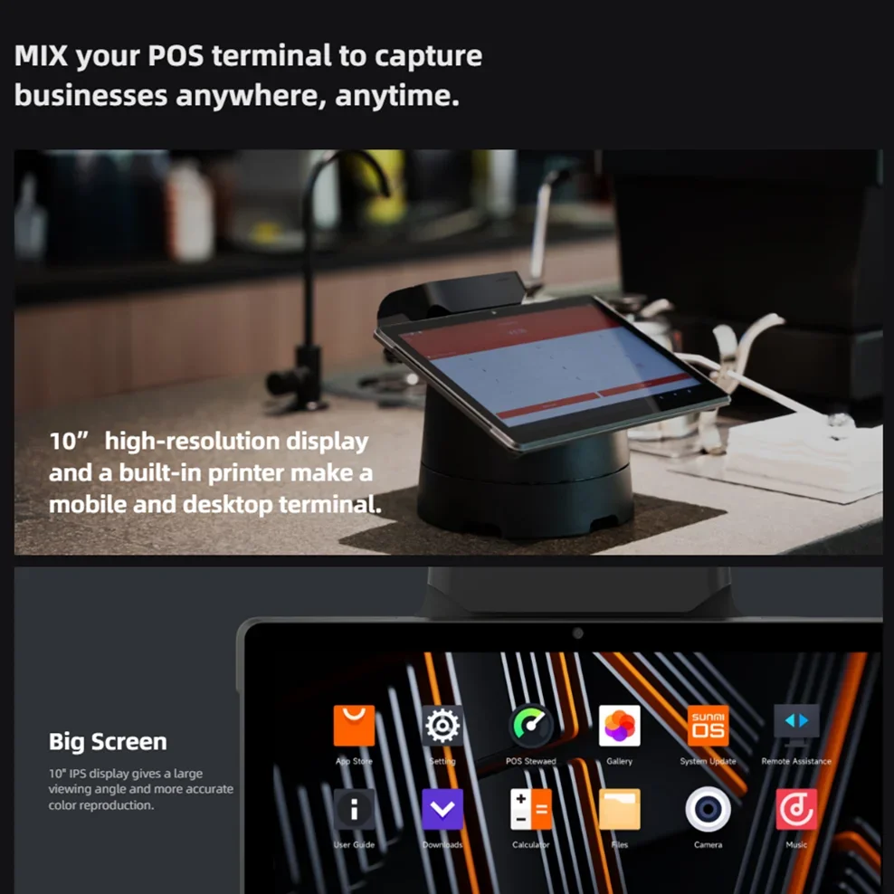 M3 MIX Android 13 Tablet Pos Machine Smart Mobile Terminal Pos