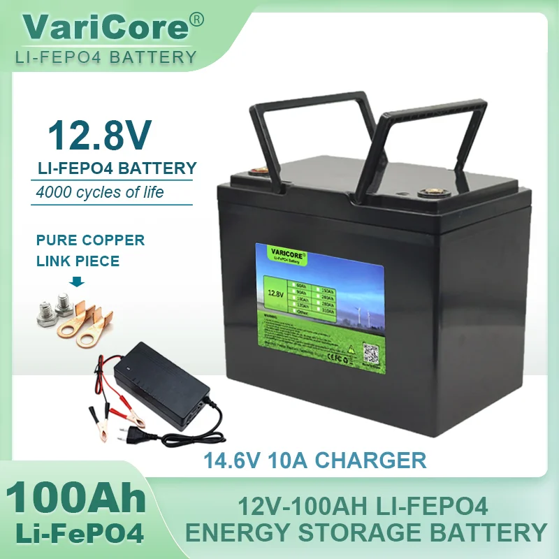 

Литиевый аккумулятор VariCore, 12 В, 12,8 А · ч, 4000 в