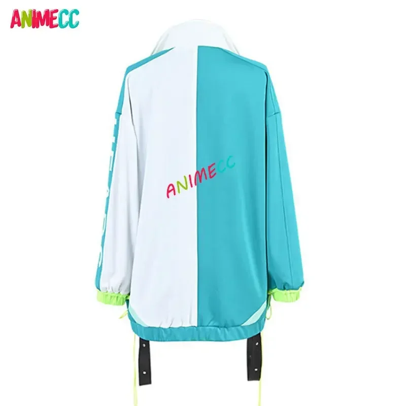 ANIMECC-XS-3XL Shiraishi An Cosplay Project Sekai, peluca colorida para escenario, fiesta de Halloween, trajes de Carnaval para mujer