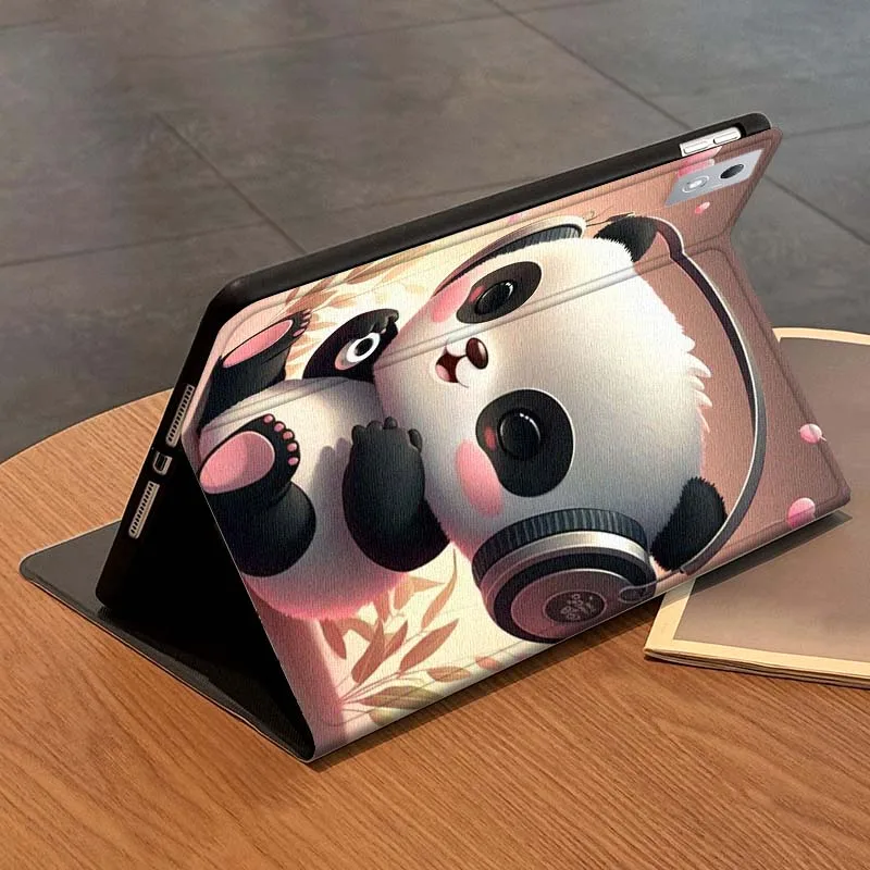 Panda Rabbit Cartoon Cute Art For Xiaoxin Lenovo Tab Pad K11 K10 M10 P11 3rd Plus Pro Legion Y700 Y900 Gen4 2 Tablet Case Gift