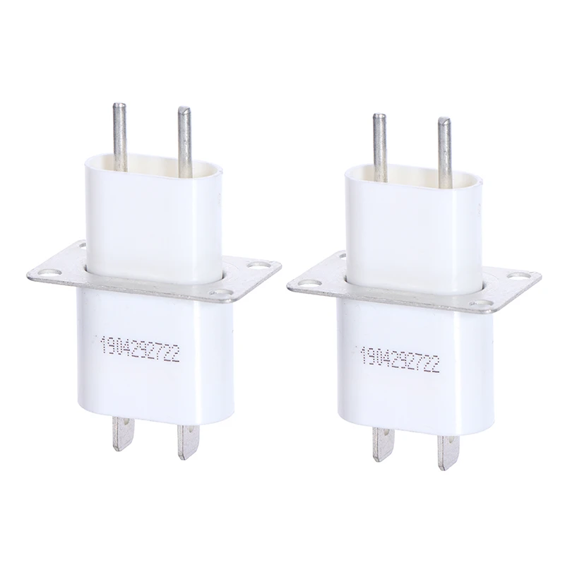 2 個の電子電子レンジマグネトロン、スルーコアコンデンサピンソケットコンバーター付き家庭用電子レンジマグネトロンソケットピン