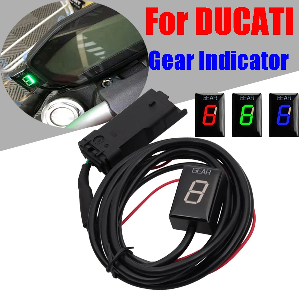 

Motorcycle Speed Gear Indicator For Ducati Hyper motard Hypermotard Hyper Strada Hyperstrada Monster diesel Gear Display Meter