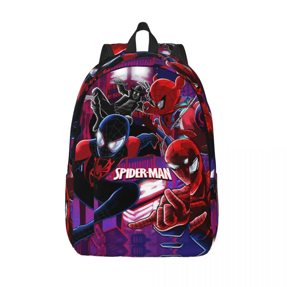 

Сумка для хранения логотипа Marvel Человек-паук для девочек Детский рюкзак хорошего качества