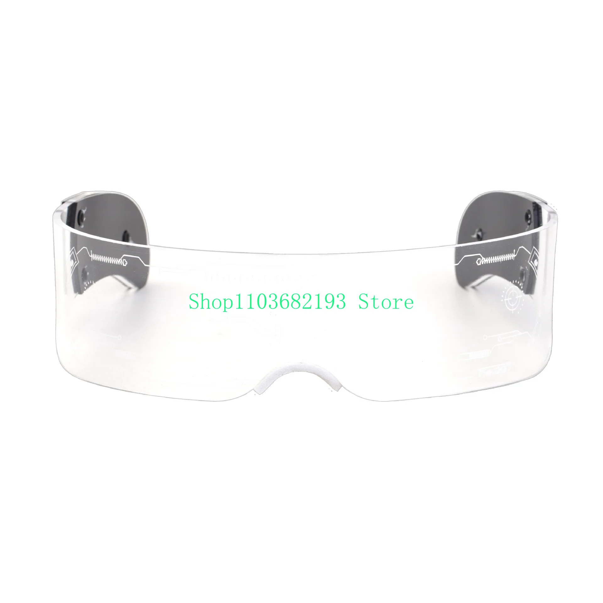 

Colorful Dazzling LED Light Luminous Glasses European and American Charging Glasses Technology Bar Disco Jumping