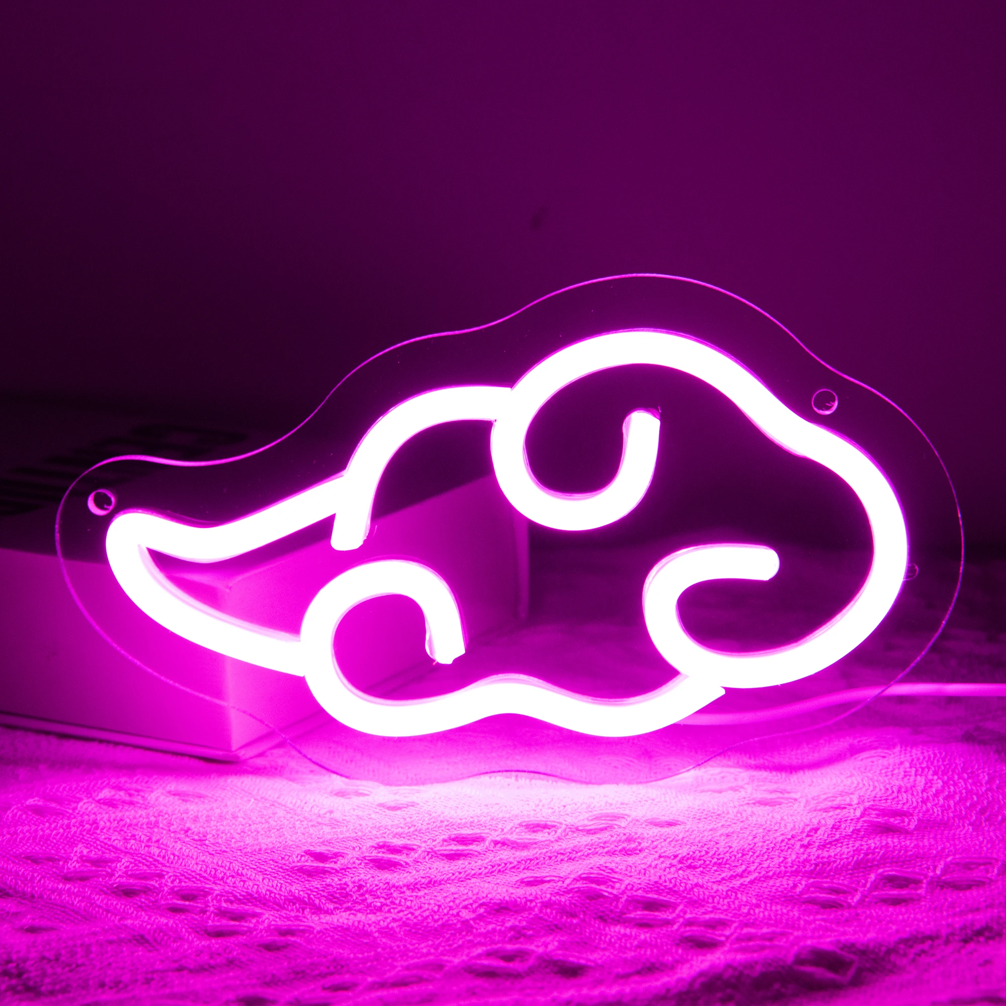 Cloud Neon Sign for Wall Decor Cool LED Lights USB Powered Neon Signs for Room Decoration Gift for Boy or Girls