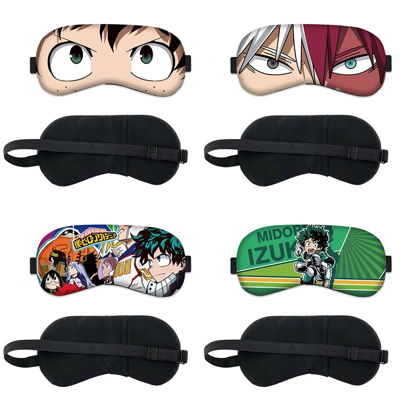 

My Hero Academia Sleeping Mask Мужская спальная маска с повязкой на глаза Мягкие маски для глаз Креативная маска для глаз Мужская маска Повязка на глаз Nap Health Eye Cover