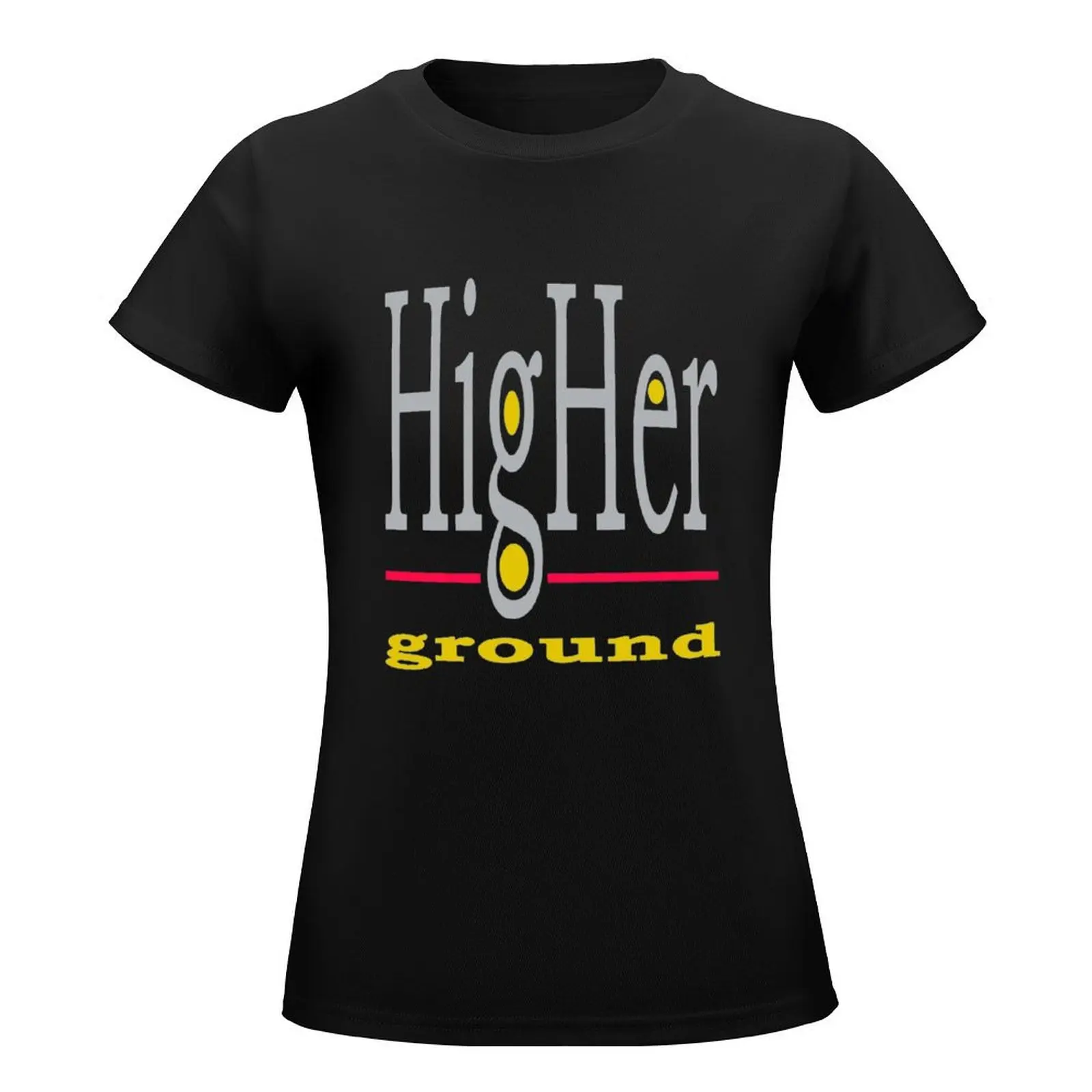 Higher ground T-Shirt female Aesthetic clothing oversized workout t shirts for Women